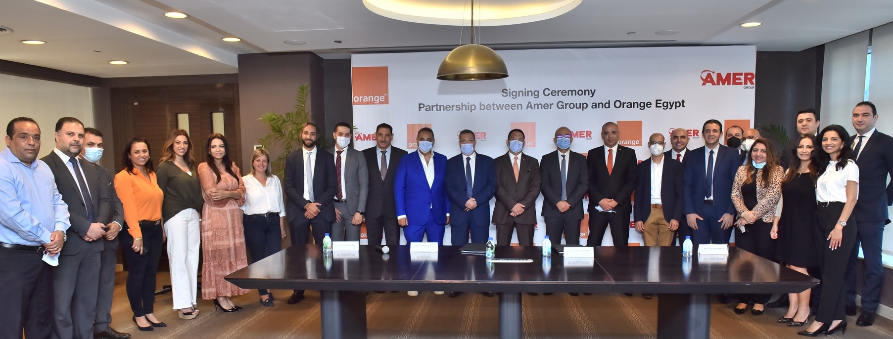 After 10 years of successful cooperation, Orange Egypt signs a partnership renewal agreement with Amer Group