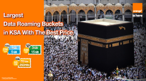 Largest data roaming buckets in KSA with the best price