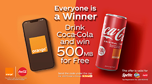 Orange and Coca Cola offer