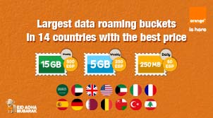 Largest data roaming buckets in 14 countries with the best price