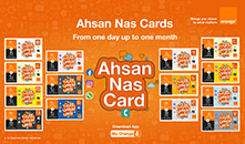 Ahsan Nas bundles and Recharge cards